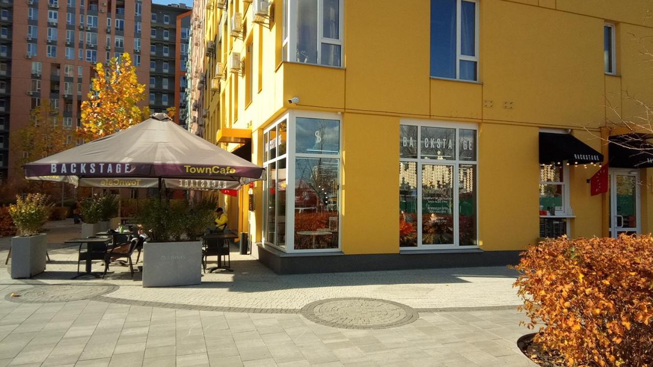 קייב Positive Smile Studio Apartment In The Colorful Comfort Town Residental Complex. Kt-06. מראה חיצוני תמונה