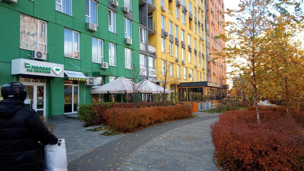 קייב Positive Smile Studio Apartment In The Colorful Comfort Town Residental Complex. Kt-06. מראה חיצוני תמונה