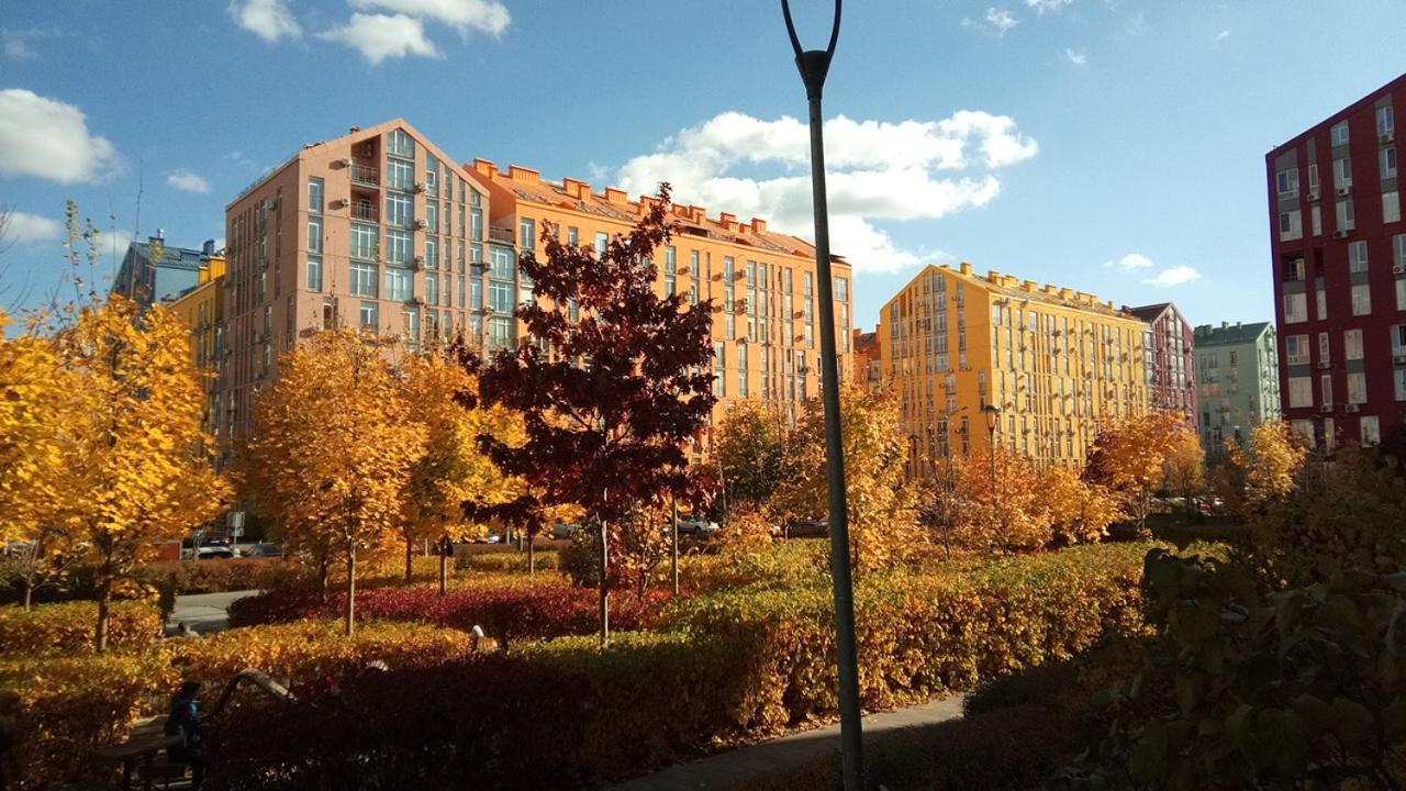 קייב Positive Smile Studio Apartment In The Colorful Comfort Town Residental Complex. Kt-06. מראה חיצוני תמונה